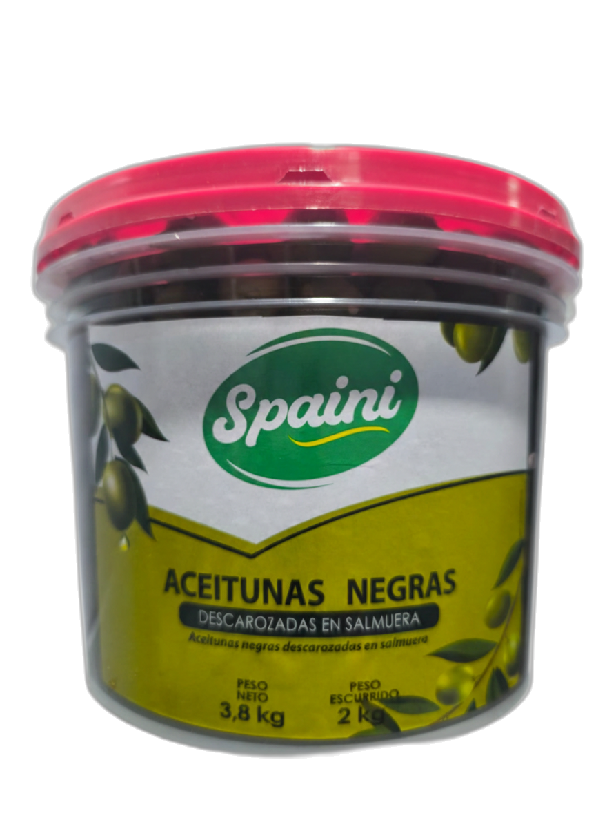 Aceituna negra descarozada Balde 3,8 kg